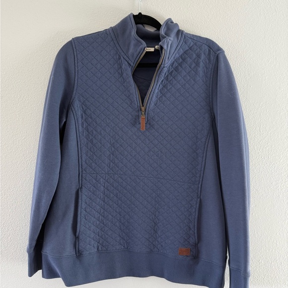 L.L. Bean Sweaters - L.L. Bean Quilted Quarter-Zip Sweater